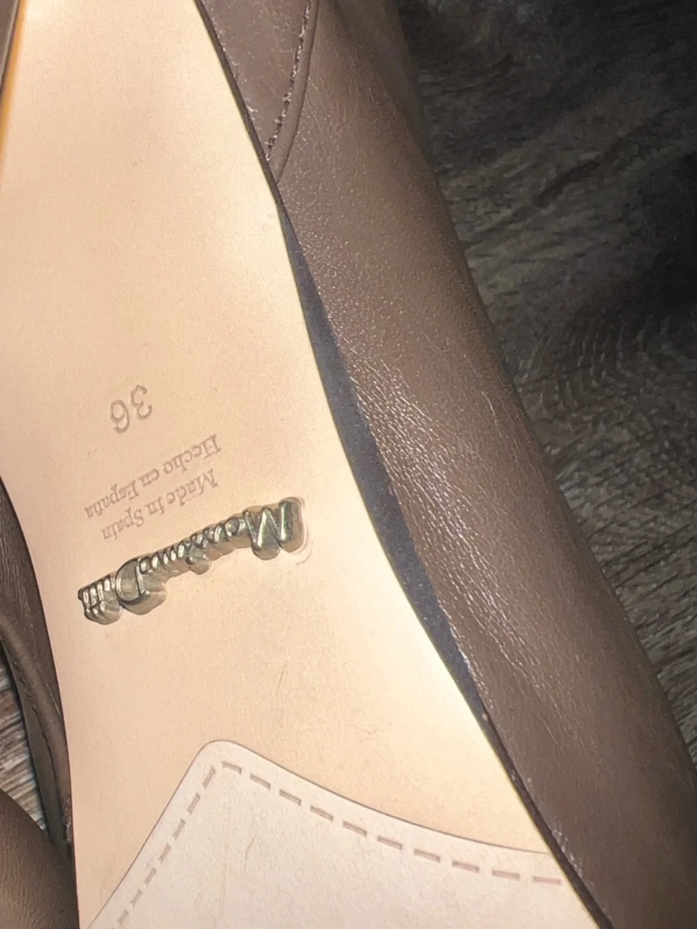 MASSIMO DUTTI OTK Stretch Leather High Heel Boots In Brown 🤎